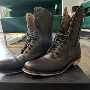 Radii chocolate/olive boots size 9